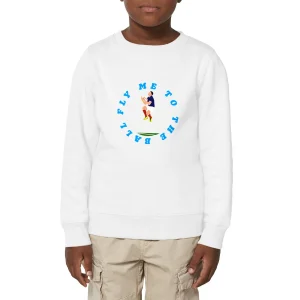 visual_Blanc_4035837523_a1e4aa77-a70b-4a2d-8647-6d4dc51da6cb.jpgv1693570344 Sweatshirt Enfant - Garçon - Épais - Coton Bio - Fly me to the ball