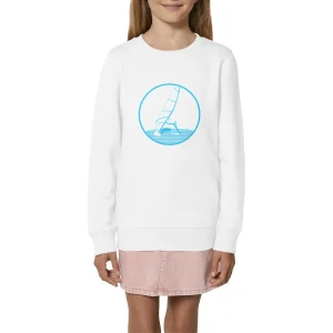 Sweatshirt Enfant - Fille - Épais - Coton BIO - Funboard W