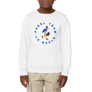 visual_Blanc_4035837523_de23e9f9-aded-4992-adda-cf8d0d6fcd3c.jpgv1694162356 Sweatshirt Enfant - Garçon - Coton BIO - Padel Team La Baule
