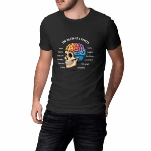T-shirt premium - Unisexe - Brain dark